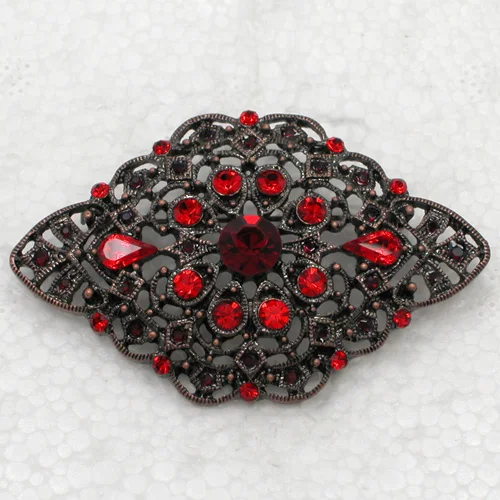 12 قطعة/الوحدة بالجملة فريدة من نوعها الإبداعية حجر الراين زهرة دبوس دبابيس حفل زفاف حفلة موسيقية مجوهرات هدية C101711 #4