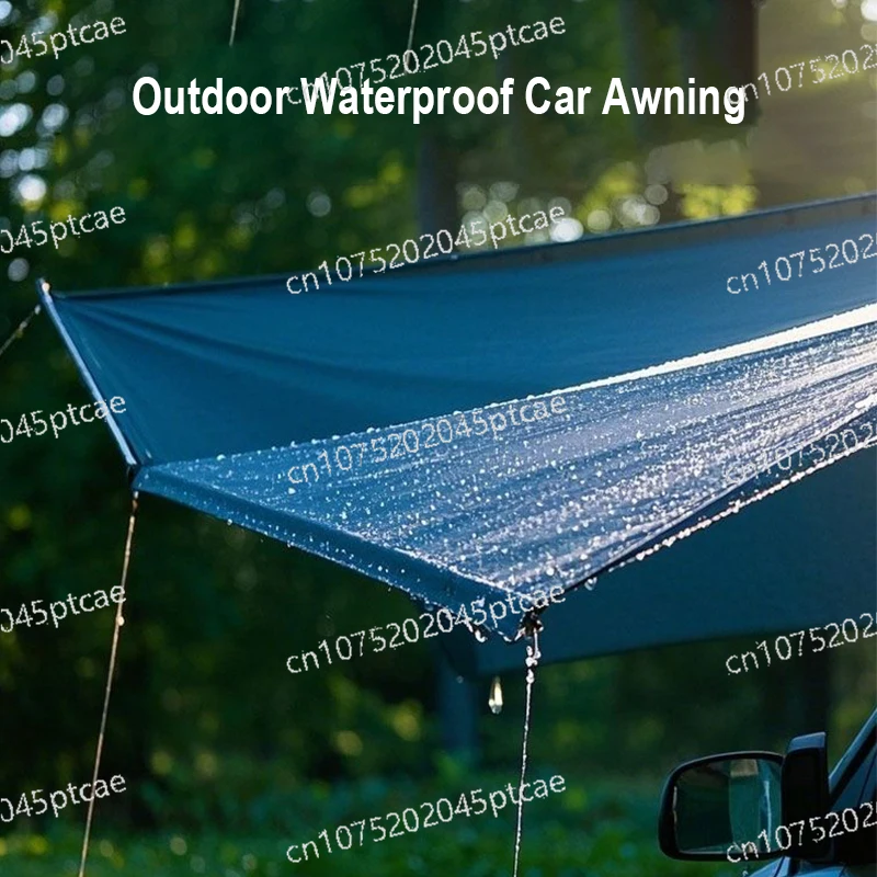 

Тент-шатер для кемпинга 2×3, 2×4, для задней части автомобиля, внедорожника, фургона, уличный водонепроницаемый автомобильный тент-навес с черным покрытием
