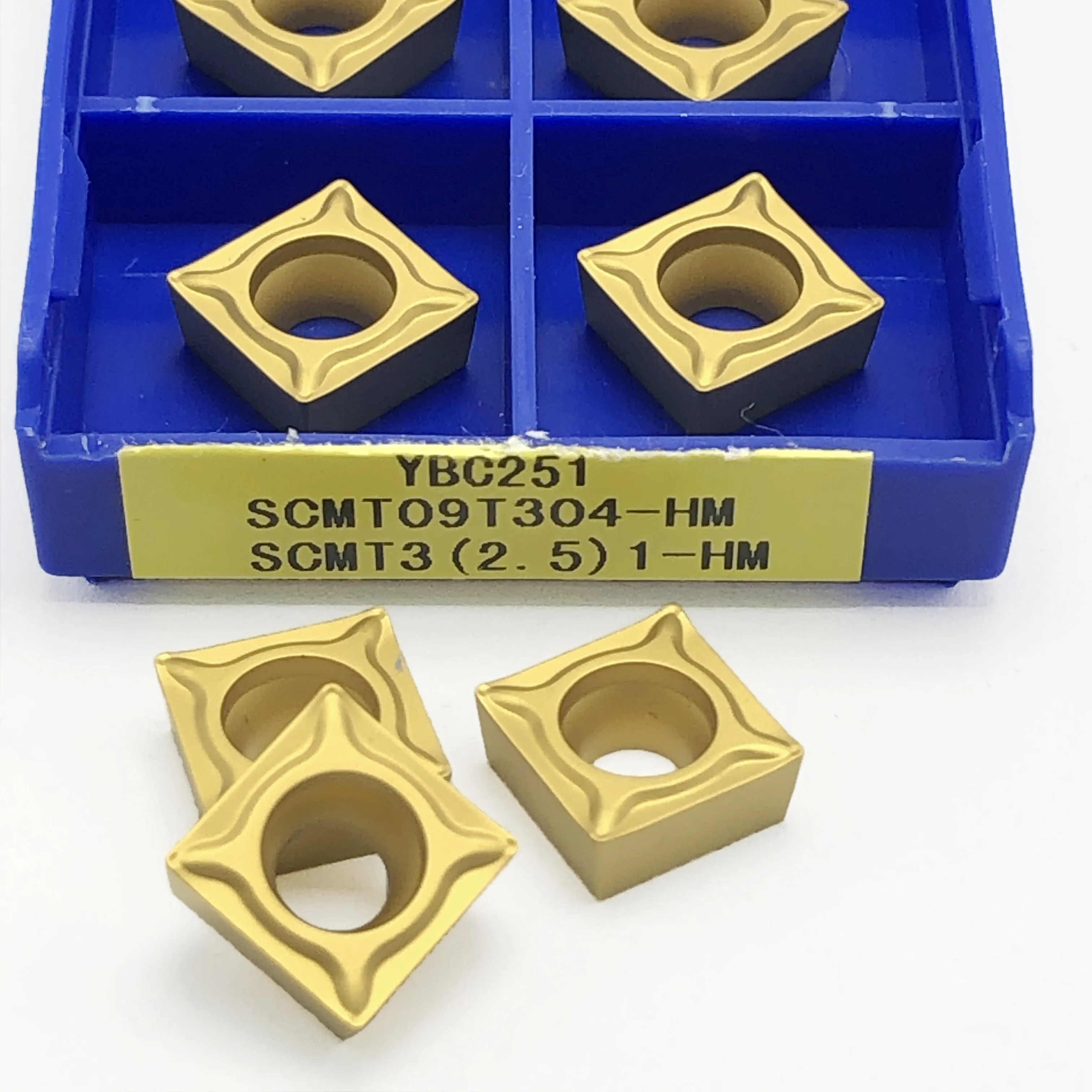 SCMT09T304 YBC251 utensile per tornitura interna CNC utensile per tornitura in metallo duro strumento per fresatura SCMT09T304/08 utensile per tornio SCMT09T308 YBC251