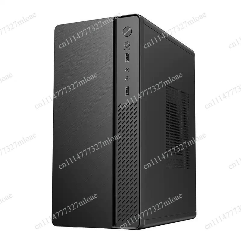 M-atx Motherboard Brushed Computer Case, Desktop Mini Business Office Home Simple Small Case