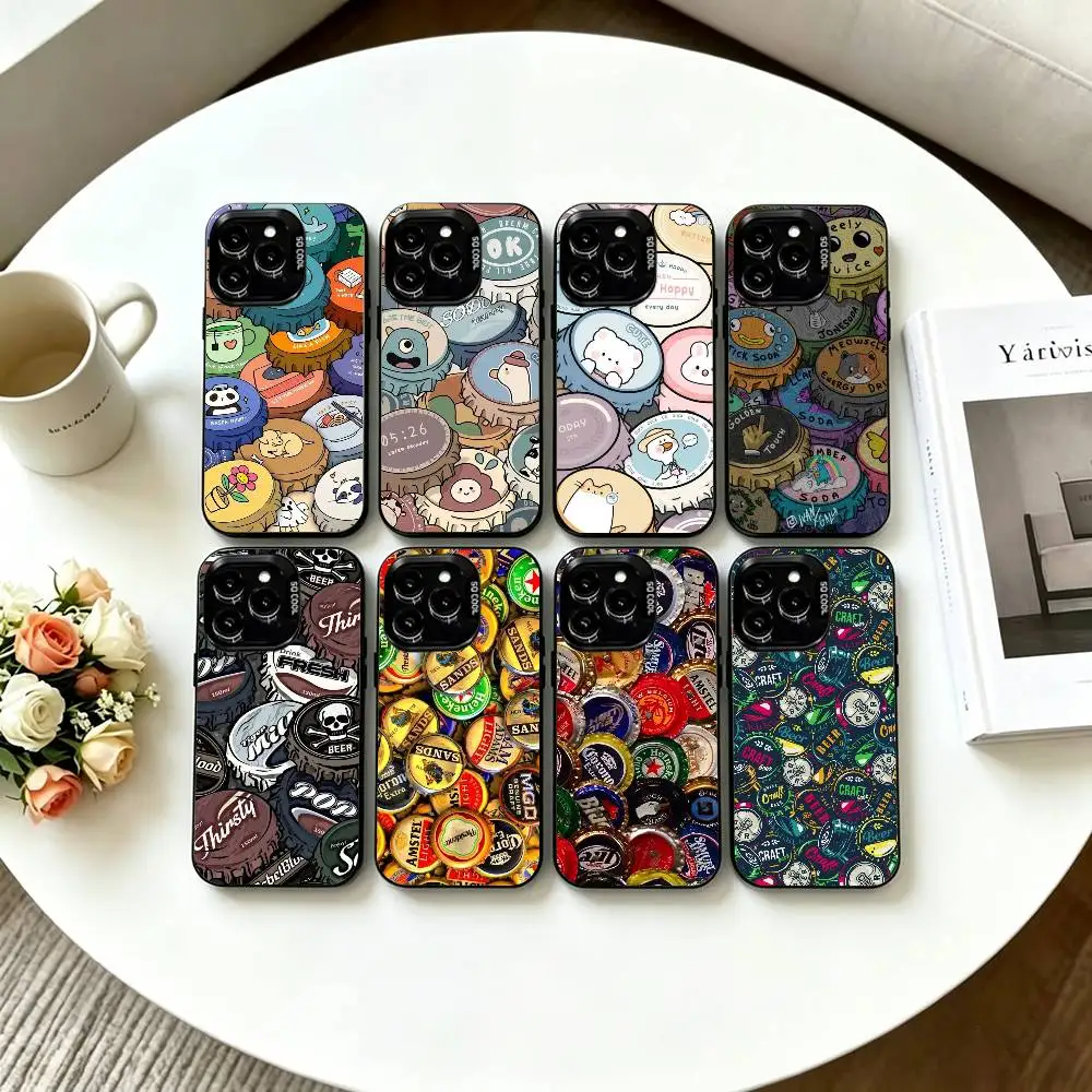 

G-George Michael Phone Case For iPhone 17,16,15,14,13,12,11 Plus,Pro Max,XS,Colored Silver Plated Inside Cover