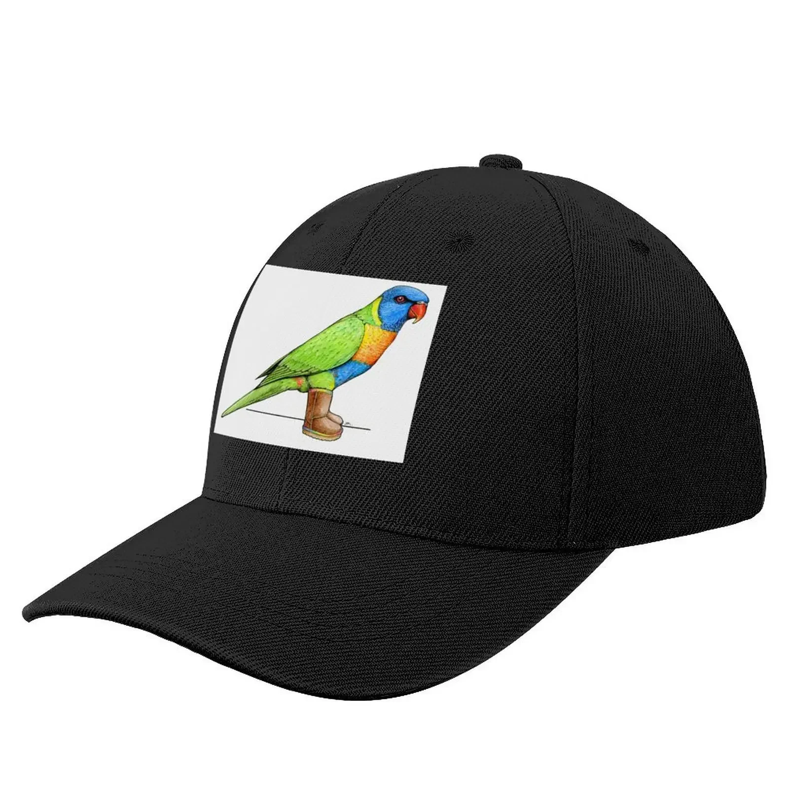 Rainbow Lorikeet in Uggs Boots Baseball Cap Sun Cap Brand Man cap Sports Mountaineering Boy Women's