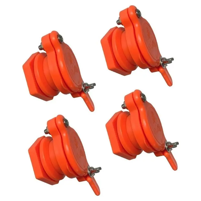 B97A-1Set/4Pcs Honey Extractor Faucet Honey Extractor Honey Separator Valve Beekeeping Tool Honey Flows Valve