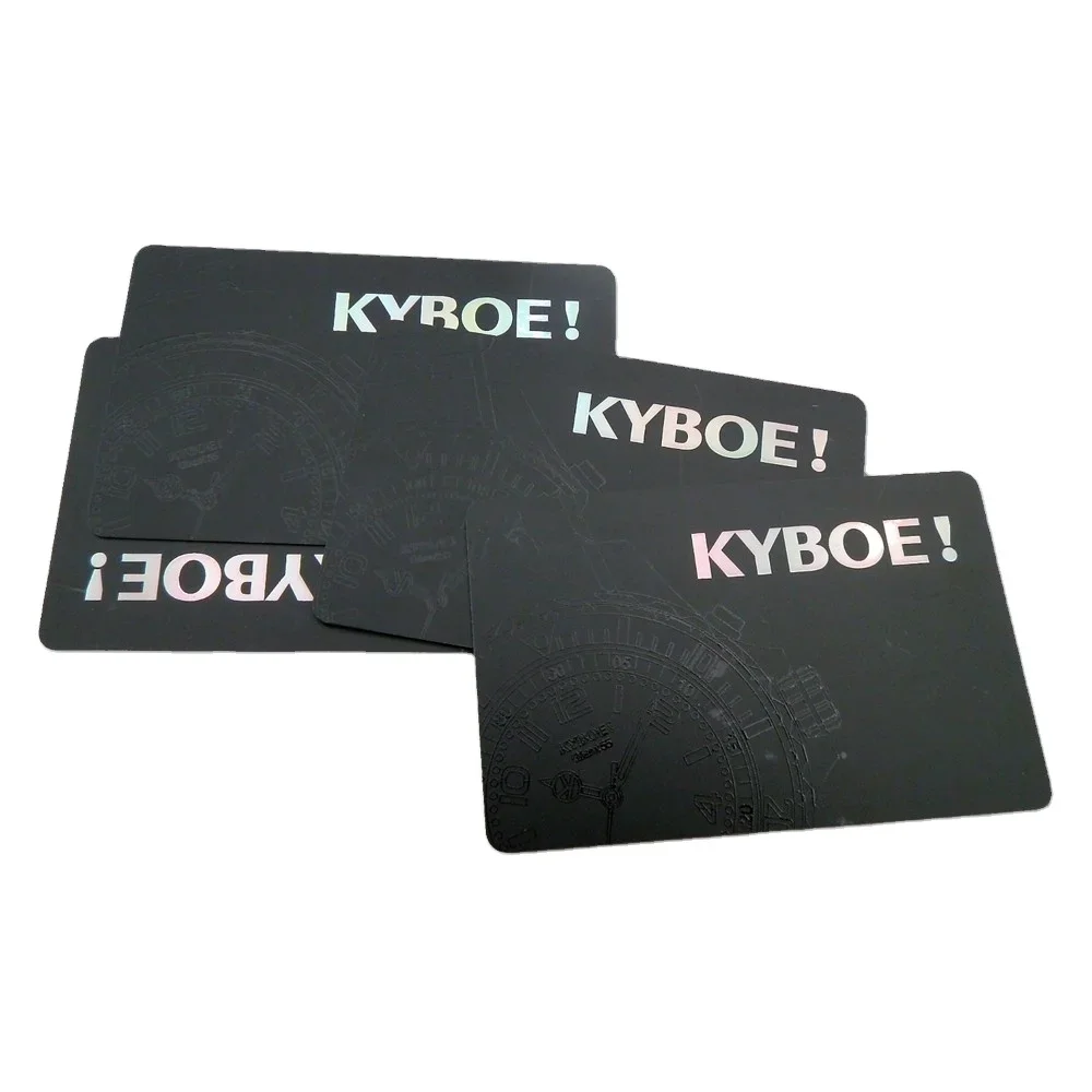 

Высококачественная индивидуальная пластиковая гарантийная карта, ПВХ сертификат аутентичности, гарантийная карта для ювелирных изделий/часов