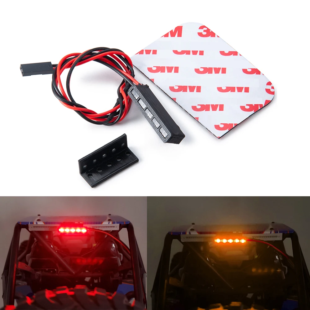 MIBIDAO 65mm RC Car Roof LED Light Bar Light 32mm Dla 1/10 Axial SCX10 II 90046 AXI03006 TRX4 CC01 D90 D110 Parts