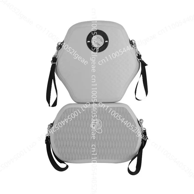Kayak Inflatable Boat Cushion Canoe with Bag Backrest Surfboard Adjustable Seat