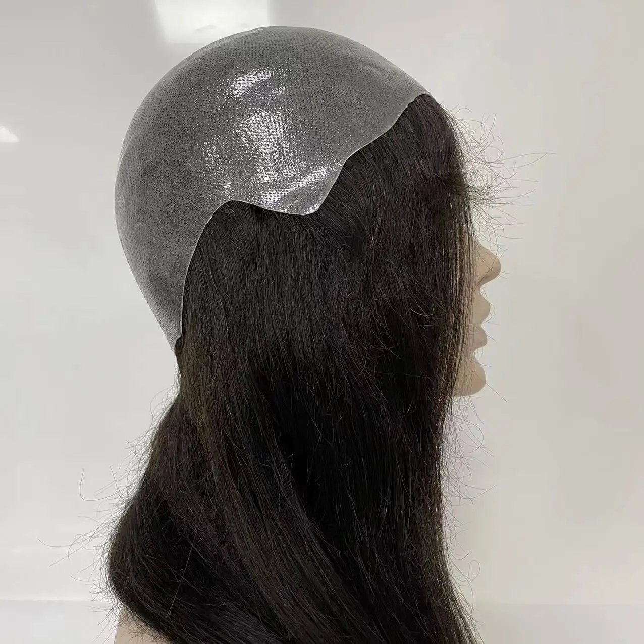 Perucas judaicas duráveis das mulheres 100% peruca das mulheres do cabelo humano fácil manter e limpar perucas completas do cabelo humano da base