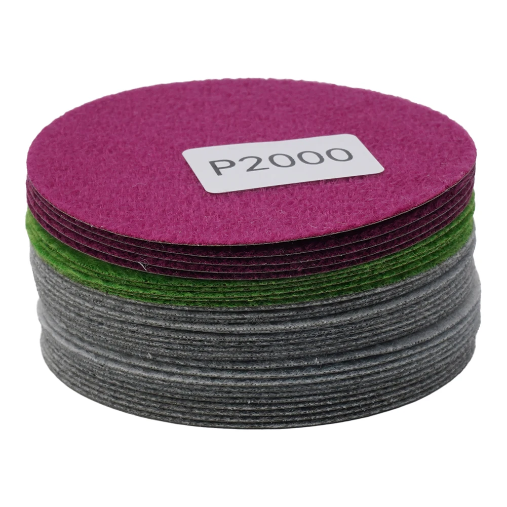 Imagem -03 - Lixadeira Hook-loops para Lixar Lixar Lixa Úmida e Seca 800 1000 1200 1500 2000 3000grit 75 mm 30 Pcs