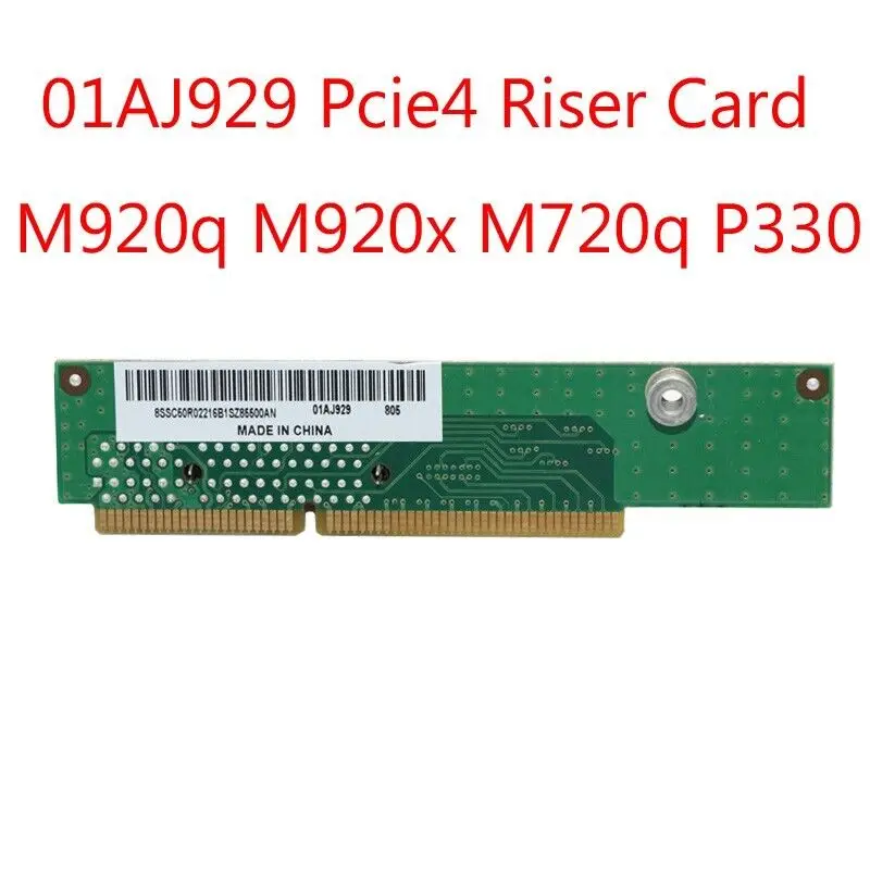 

01AJ929 Pcie4 Riser Card For Lenovo For ThinkCentre M920q M920x M720q Desktop P330 For Tiny For Workstation New