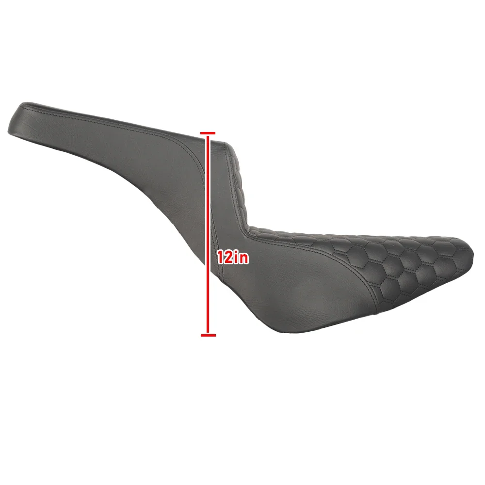 High qualityMotorcycle  Honeycomb Step-Up Seat for 2018-2024 Harley FXST/FXBB - view 4