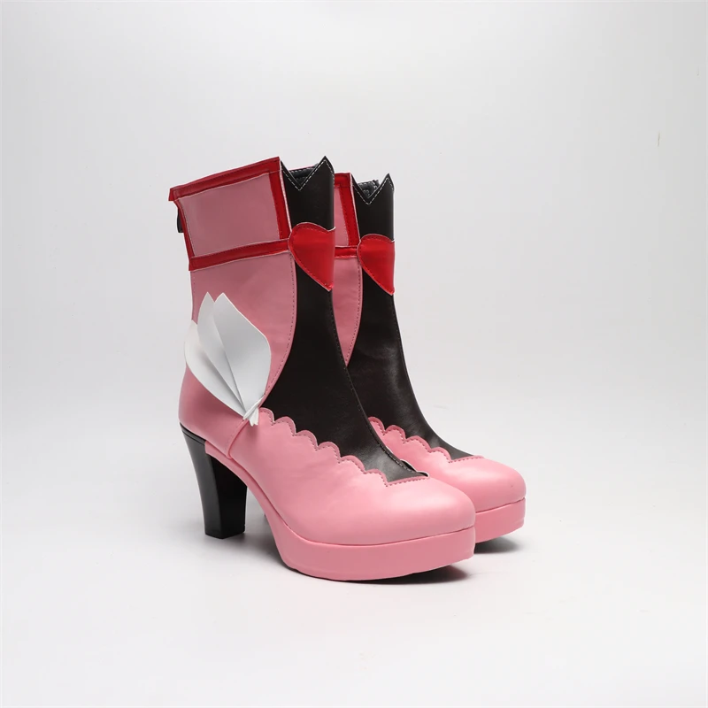 Ow dva cosplay trajes sapatos role play jogo sapatos rosa halloween carnaval festa para homem feminino meninas