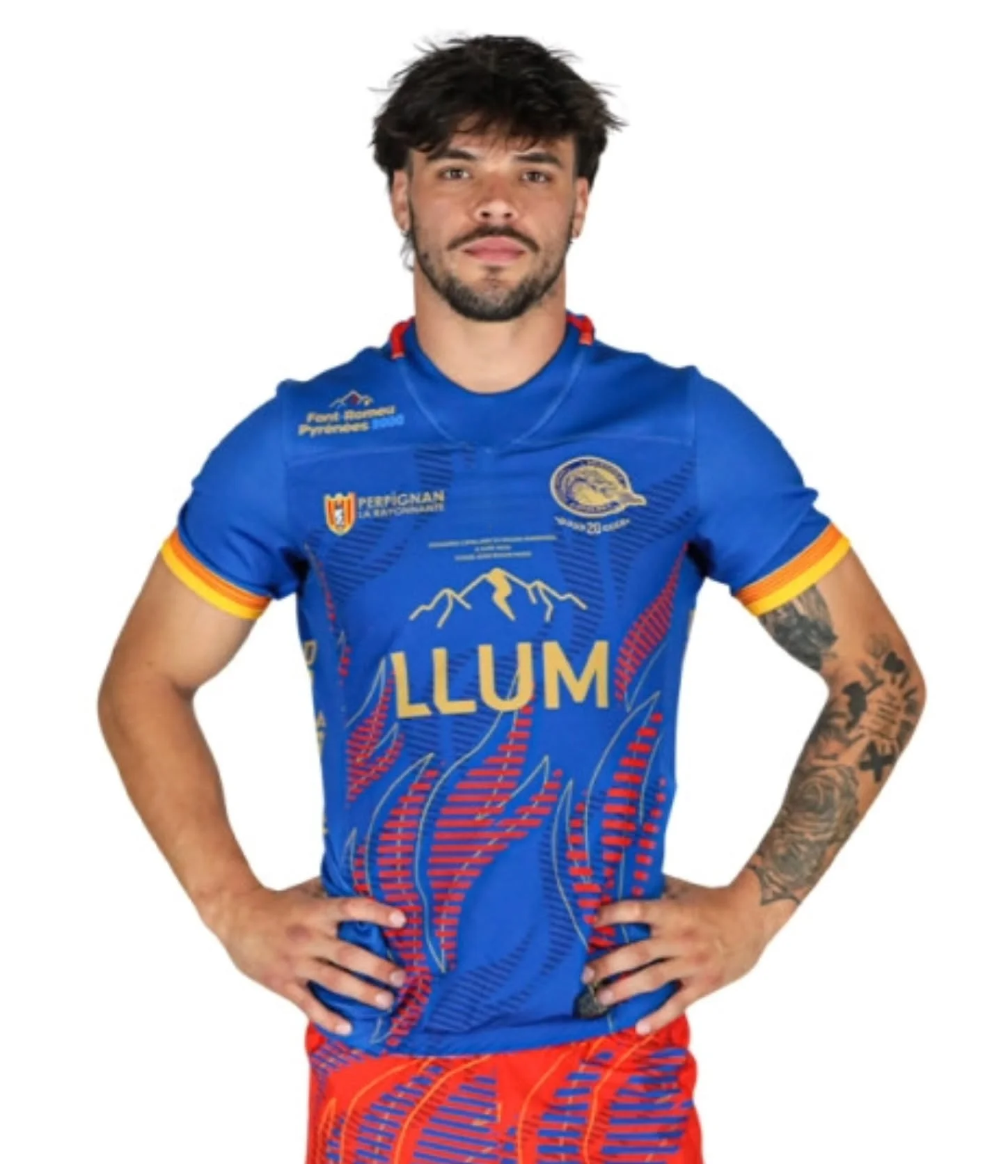Nueva Camiseta de Rugby Perpignan La Catalane 2026, Conjunto Familiar a Juego, Apta para Uso Diario y Entrenamiento, Moda Y2K, Superventas
