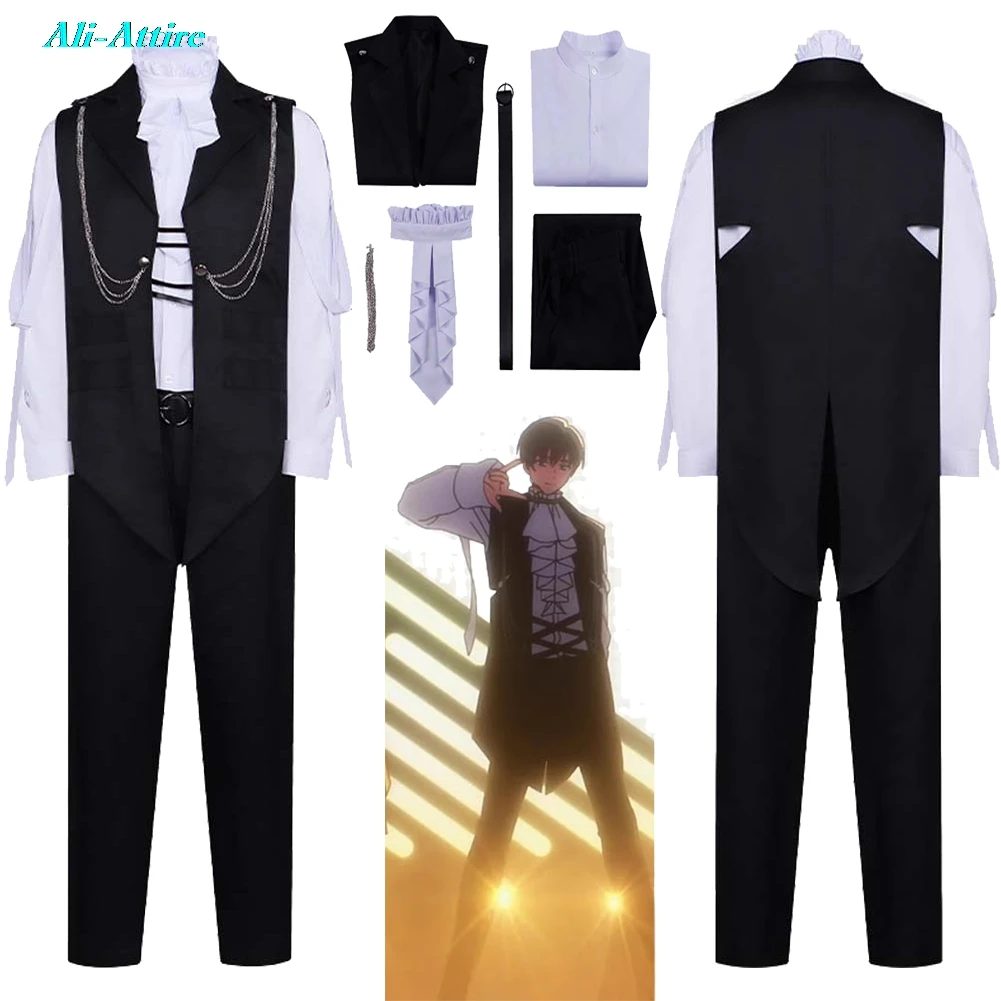 

AnimeB Side of Tamon Cosplay Ouri Sakaguchi Top Pants Cloth Men Party Disguise Roleplay Halloween Costume Carnival Outfits Suits
