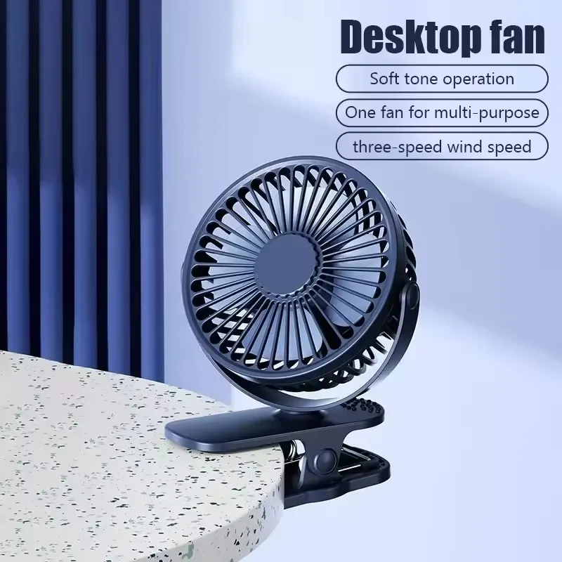 

Portable Fan Rechargeable Clip Fan 720° Rotatable Hanging Fan with Night Light Air Cooler for Outdoor Camping Ventilador