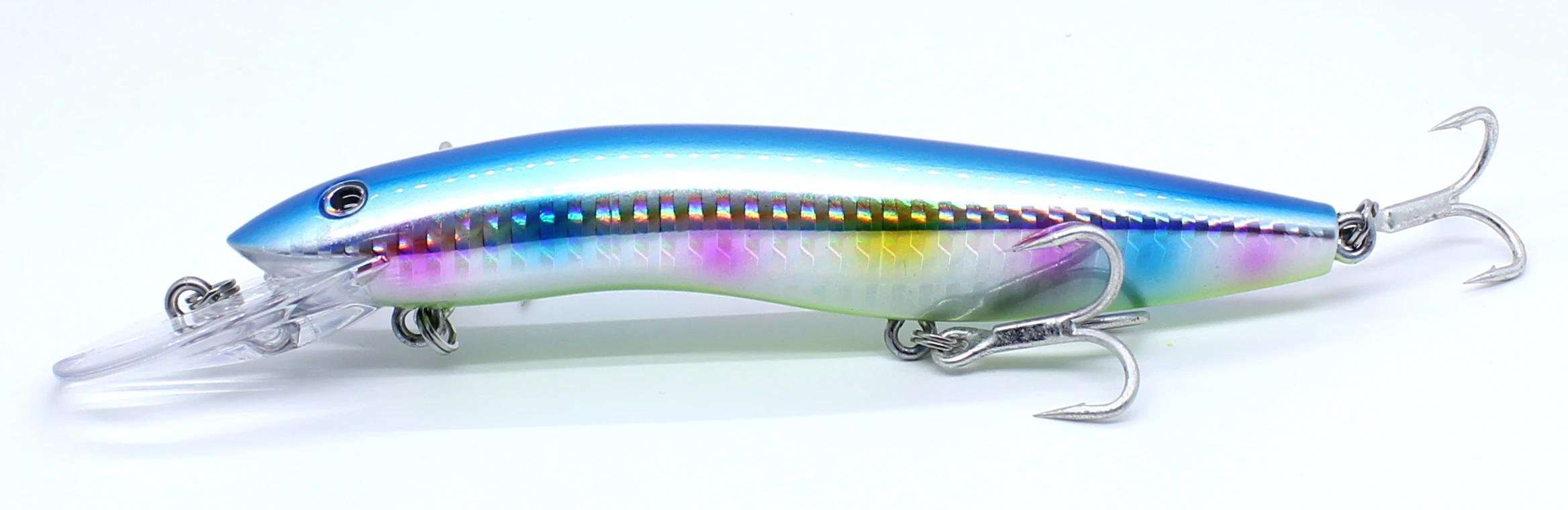 AOCLU Schwimm Minnow 125mm 26g Harten Köder Jerkbait Rassel 1PC Draht Für Tiefe Meer Boot Felsen Locken 4X Höhen Haken Japan Qualität – Detail 21