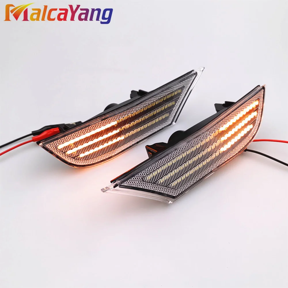 2PCS Car Side Marker Light Dynamic LED Turn Signal Light For Honda Odyssey 2018 2019 2020 33800-THR-A01 33800-THR-A01