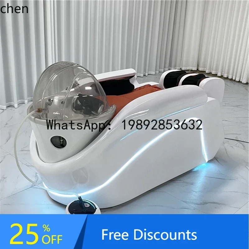 

B1 automatic shampoo bed hair salon head treatment bed beauty salon fumigation flush bed