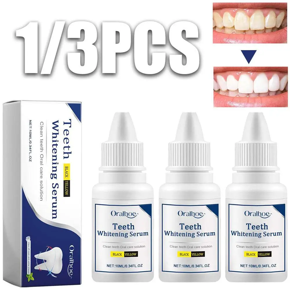 1/3Pcs Teeth Whitening Serum Colour Correcting Teeth Whitening Serum for Women Men Enamel Safe Whitening Without The Sensitivity