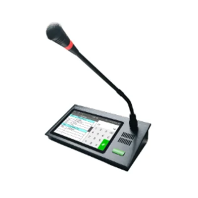 

SIP806T 7-inch touch screen Broadcast host Network Multi Microphone sip paging system