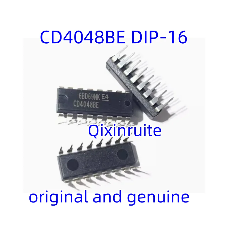 Qixinruite New CD4048BE Direct Insert DIP-16 CMOS Multi functional Scalable 8-Input Gate