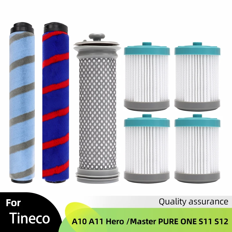 

For Tineco A10 A11 Hero A10 A11 Master PURE ONE S11 S12 PWRHERO11 Cordless Vacuum Roller Brush Pre Hepa Filter For Cleaner