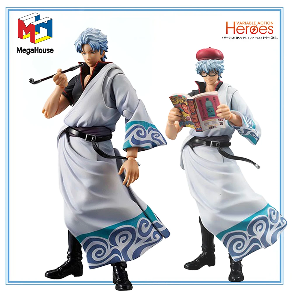 

100% Original in Stock MegaHouse Variable Action Heroes Gintama Sakata Gintoki Anime Figure Action Figure Collection Series