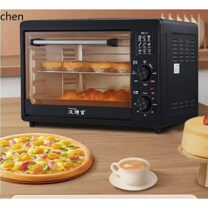 cc26  Electric Oven Household Independent Temperature Control Baking Multifunctional 48 Liter Large Capacity Oven Household