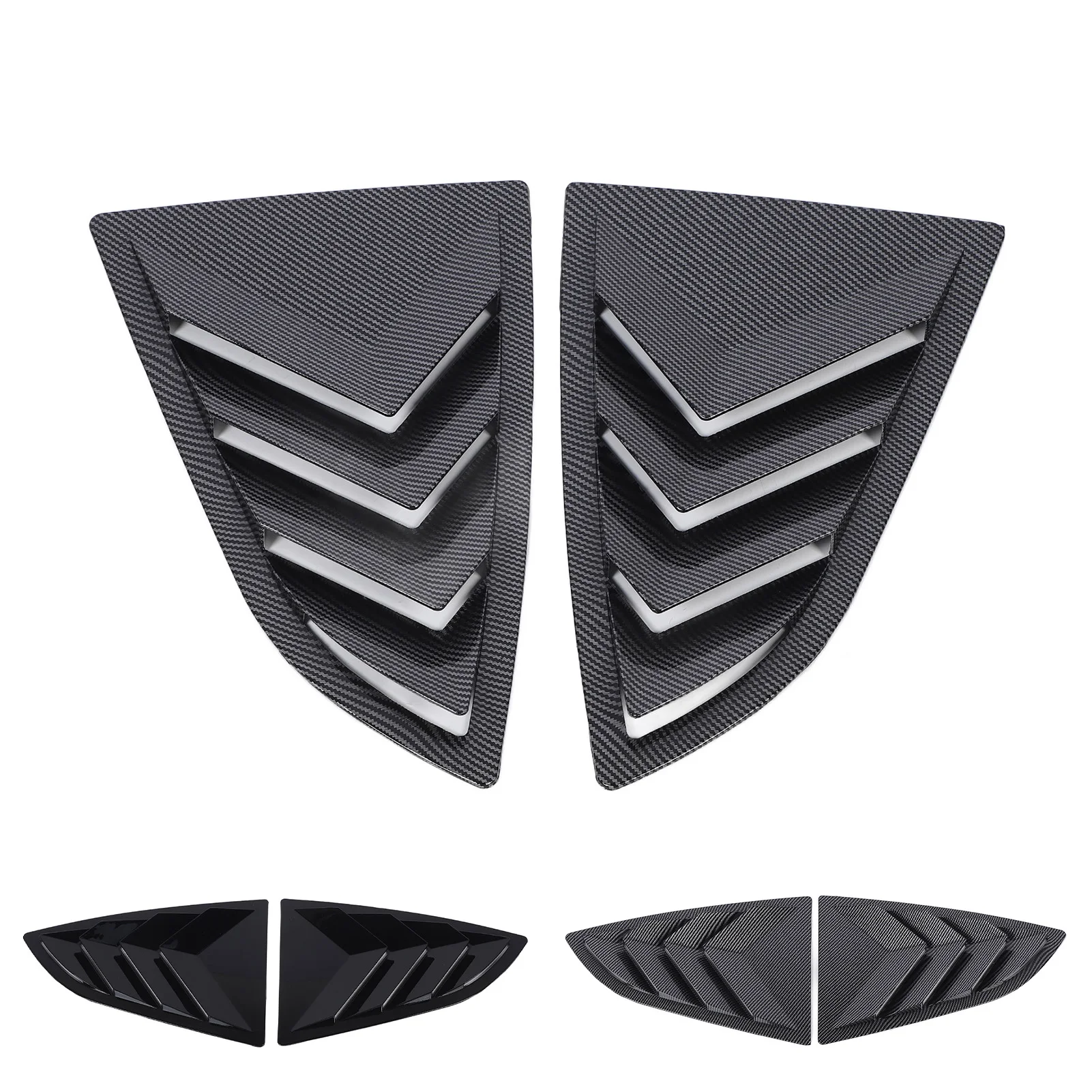 

Pair of Rear Window Shutter Cover Left Right Stylish Look Weatherproof Proper Fit for 2021 to 2024 Rear Window Shutter Cover