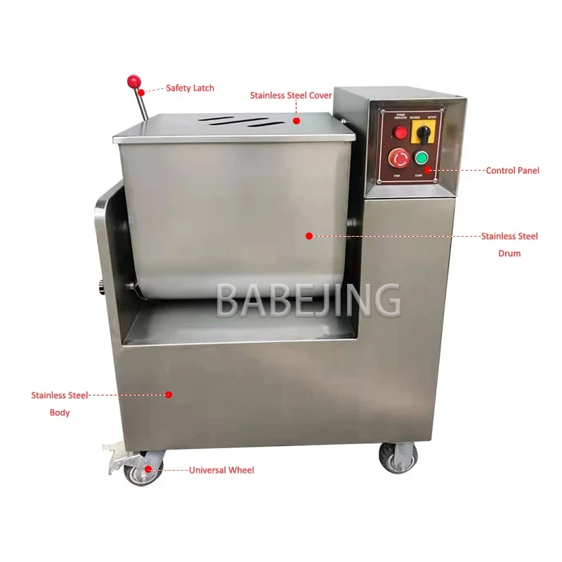 Hot Selling Electric Meat Filling Mixer In Pork Shops, With High-Quality And Multifunctional Cabbage And Radish Mixer Prices