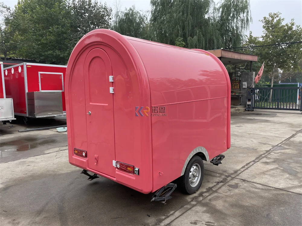 モバイルフードトレーラー、フードトラックバン、スナックカート、ピザ、アイスクリーム、キオスク、コーヒー、コンセッションを完全に装備