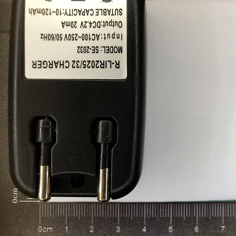 Rainpro 1 Bộ/lô (2 Chiếc LIR2032 + 1 Bộ Sạc) Sạc 3.6V Đồng Xu Cell Pin Lithium