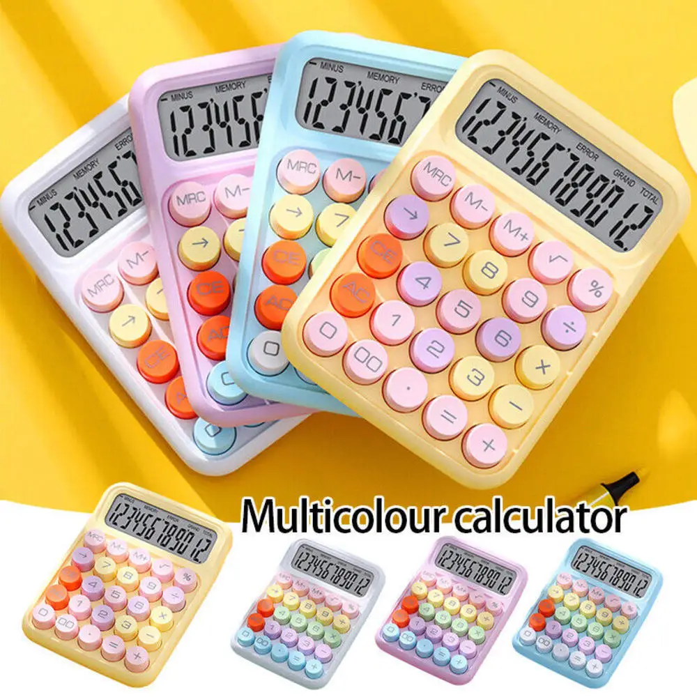 

Color Calculator Mechanical Keyboard Student Scientific Calculator Study Supplie Scientific Calculator Office School Stationery