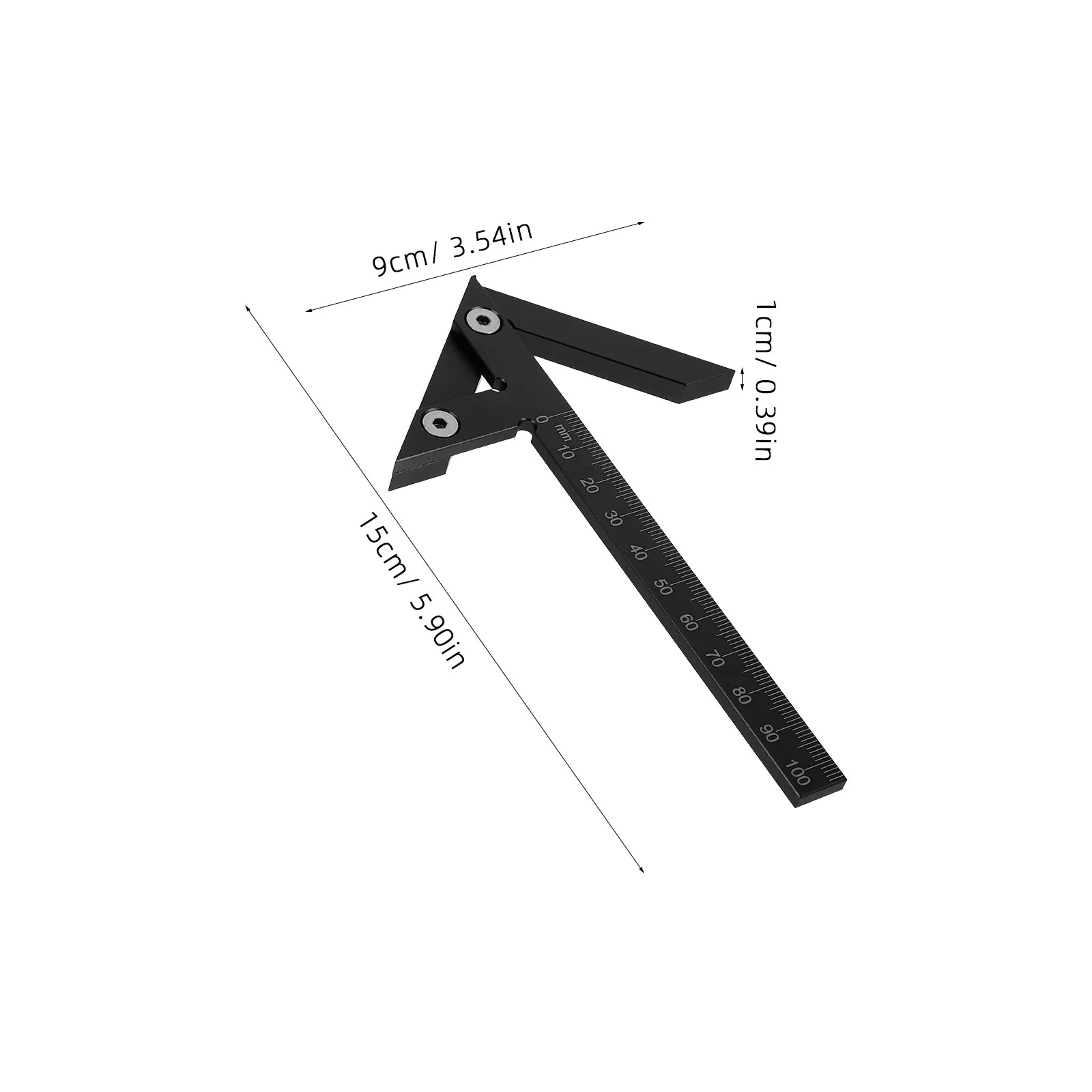 

Marking Gauge Durable Plastic Scribe Tool Woodworking Center Accurate Center Scriber Line Marker Marking Gauge