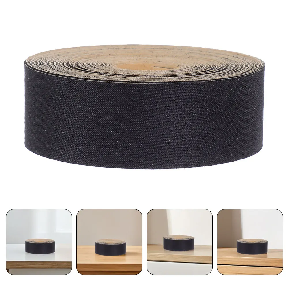 

4 рулона по 5 м, черная тканевая лента для обертывания абажуров, самоклеящаяся кромка для тканевых абажуров, для самостоятельной замены, простая установка
