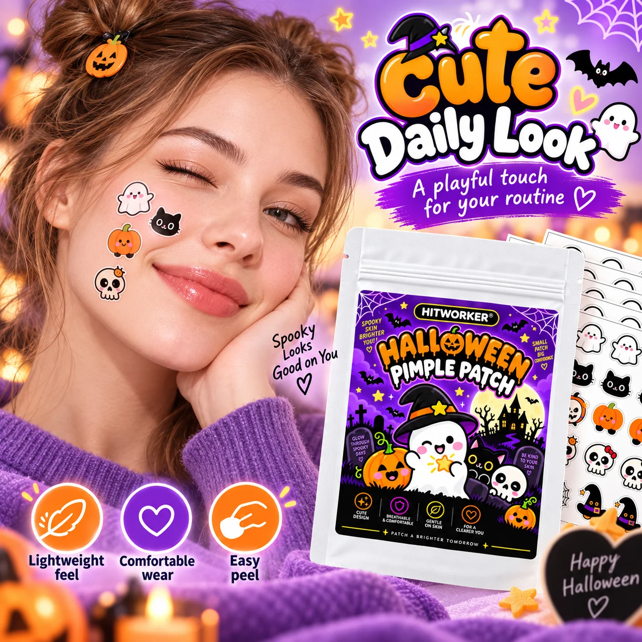 40/160Pcs Halloween Patches, C - Car Care recension och pris