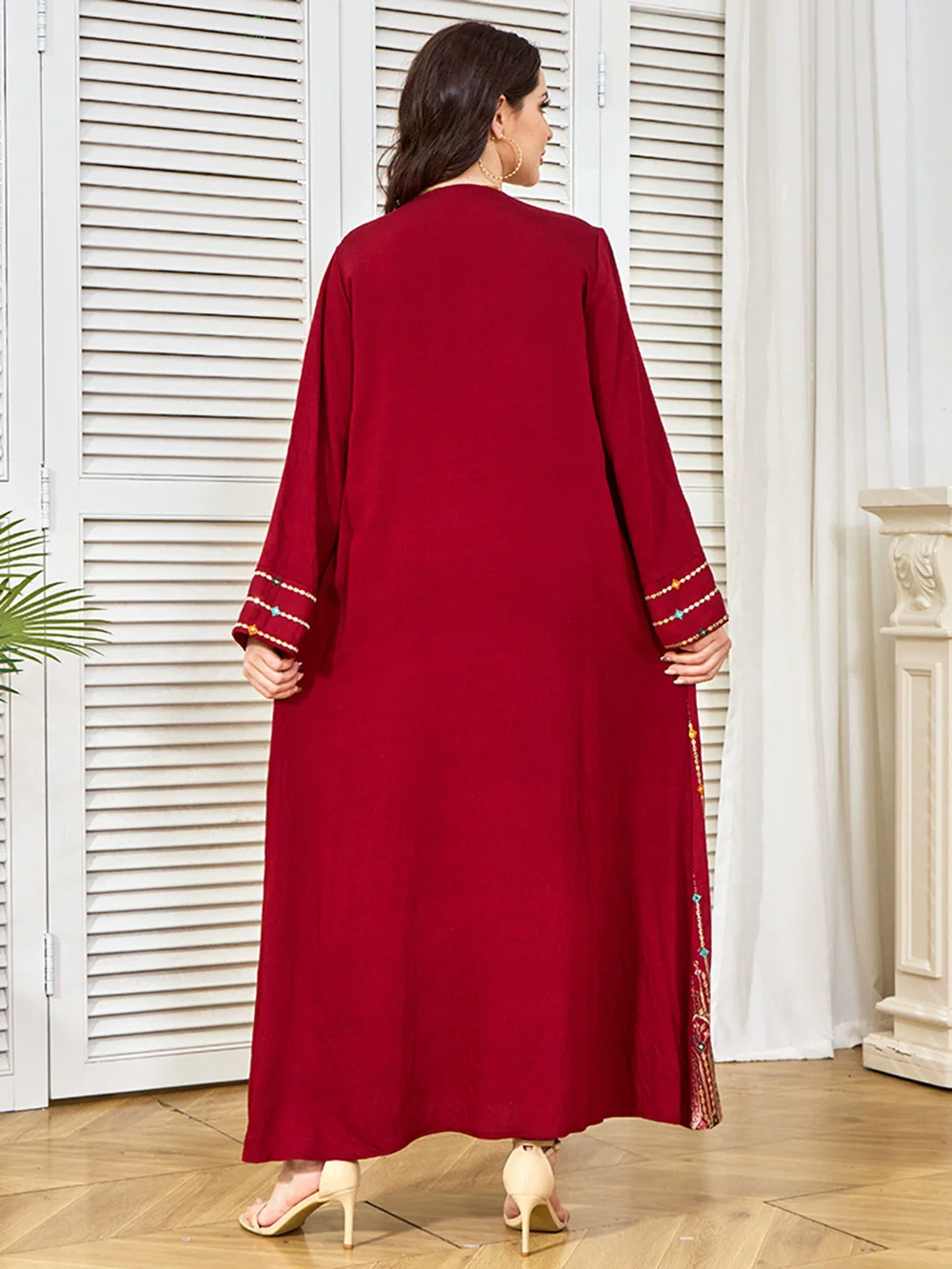 الشرق الأوسط المملكة العربية السعودية رداء إسلامي رمضان جديد لؤلؤة فستان سهرة أنيق دبي ملابس نسائية فستان أزياء إسلامية فاخرة