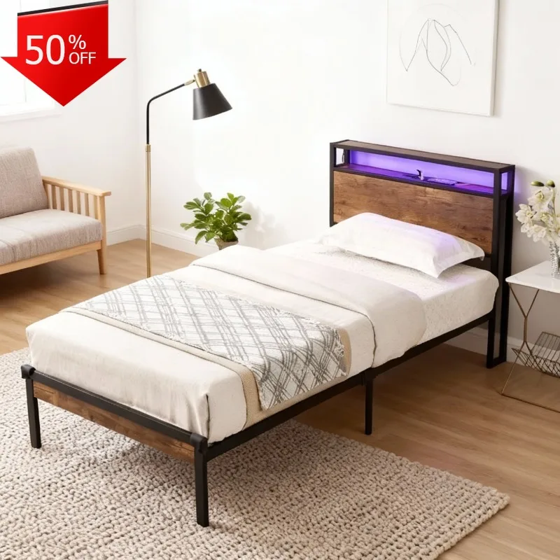 

King Bed People Full Bedroom Beds Double Bed Frame Queen Beds and Furniture Home Sofa Clearance Murphy Size Cama De Casal Single