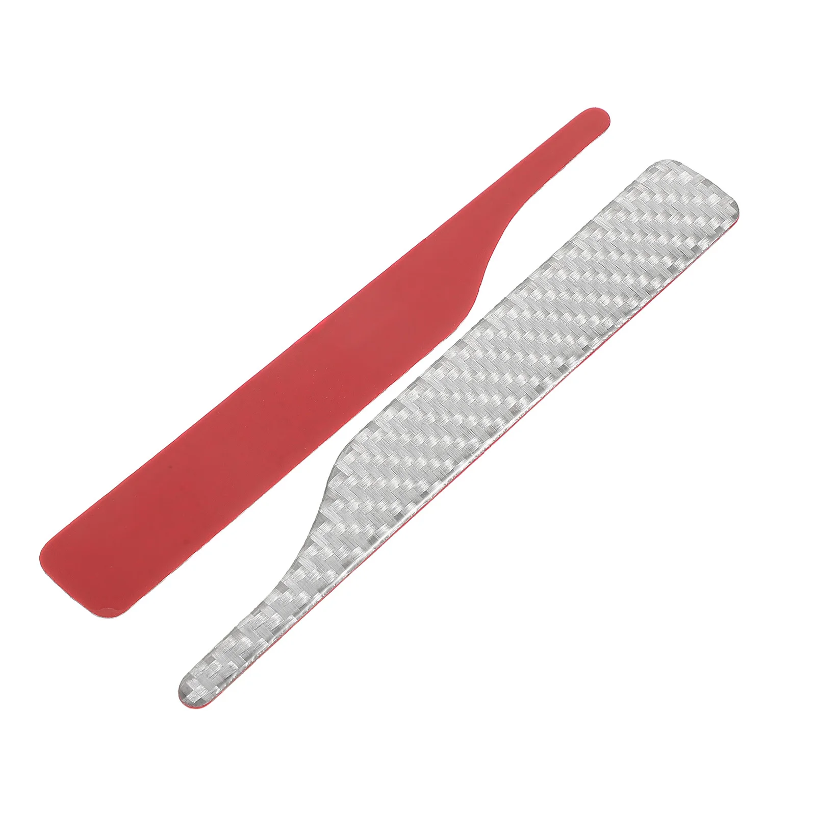 2 قطعة سيارة ألياف الكربون الرؤية الخلفية الشارات المضادة للتصادم قطاع مرآة معدات الحماية مقاومة للخدش تخفيض مقاومة الرياح