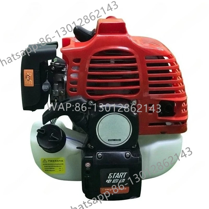 Two stroke 1E40F-5D hand pulled electric start integrated engine, suitable for hedge trimmer, high branch saw and brush machine