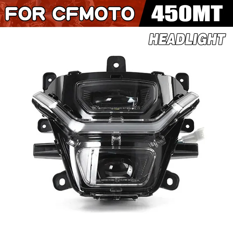 For CFMOTO 450MT Headlight Motorcycle Accessories CF450 CF400-8-8A MT450 Headlamp Moto Parts