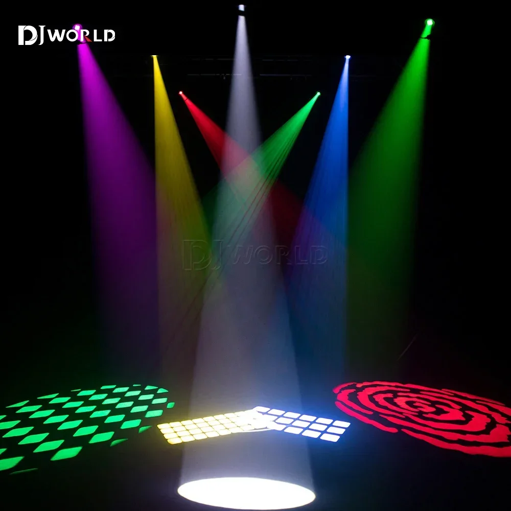 Imagem -03 - Cabeça Móvel 100w Led Ponto Gobo Luzes Padrão com Prismas Cores 16ch Controlador Dmx para dj Discoteca Festa Ktv Discotecas Peças