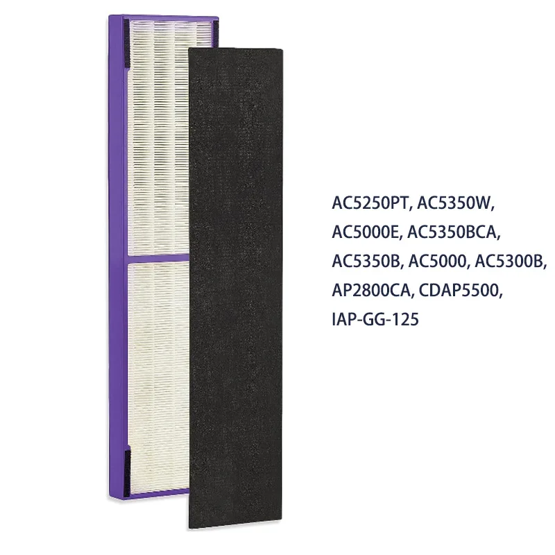 Фильтры для очистителя воздуха Germ Guardian, HEPA-фильтр и Сменный Набор из углеродного хлопка, серия FLT5000/FLT5111 AC5000