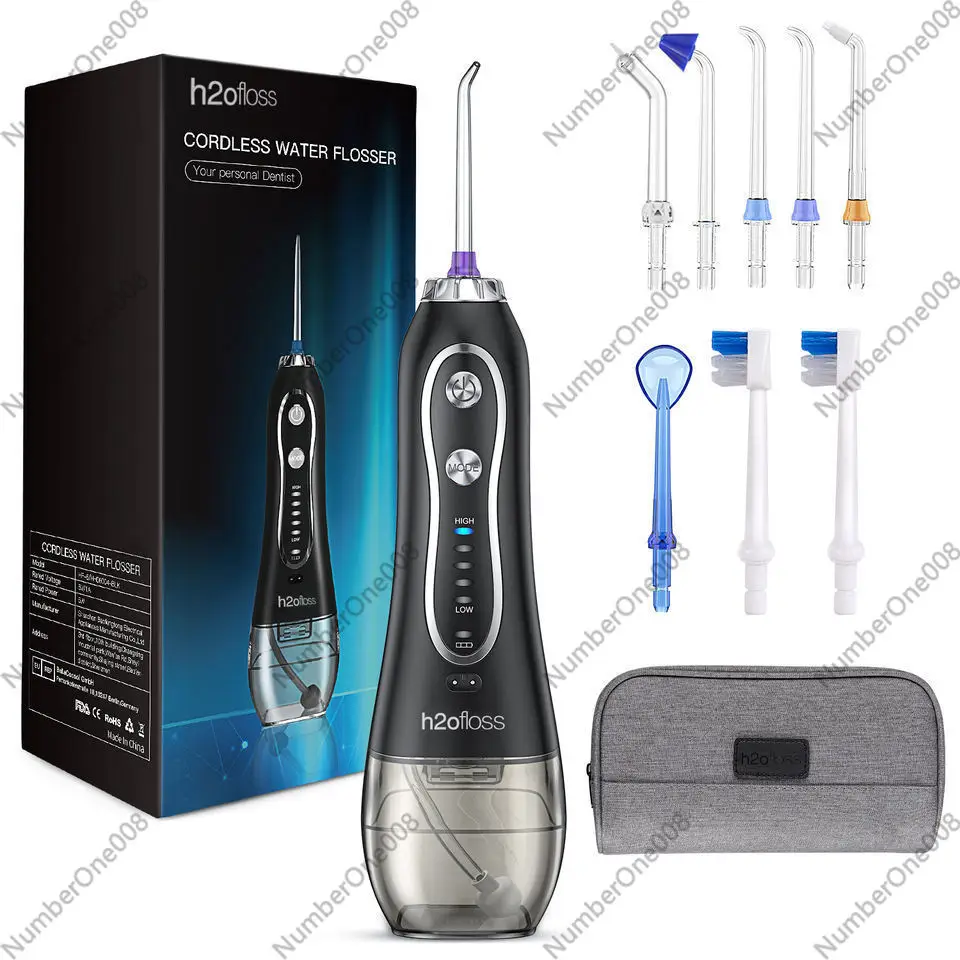 

Portable Water Dental Flosser Electric Cordless Oral Irrigator with USB Rechargeable for Home Travel