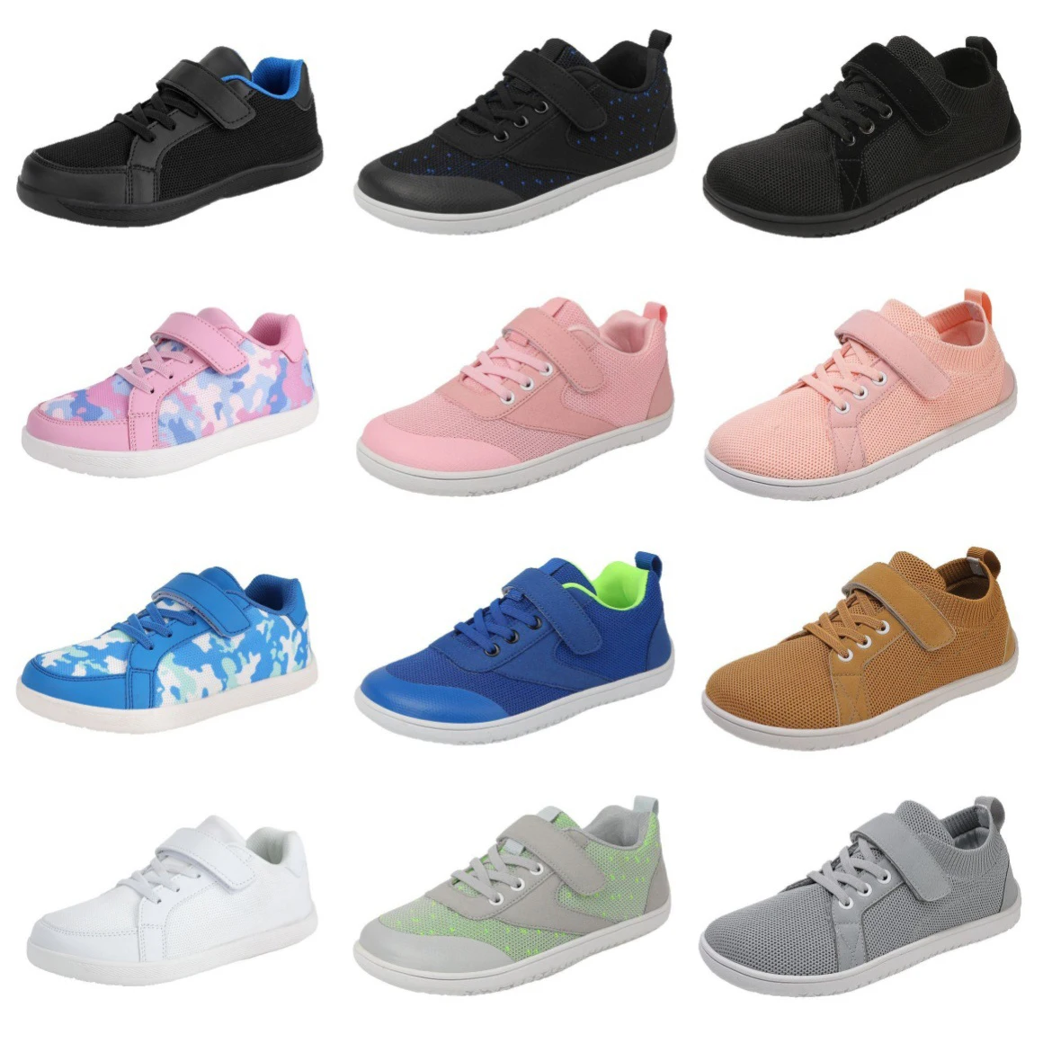 

Весенне-осенние детские спортивные кроссовки, дышащая повседневная прогулочная обувь для мальчиков и девочек, уличные кроссовки, детская нескользящая обувь для босиком