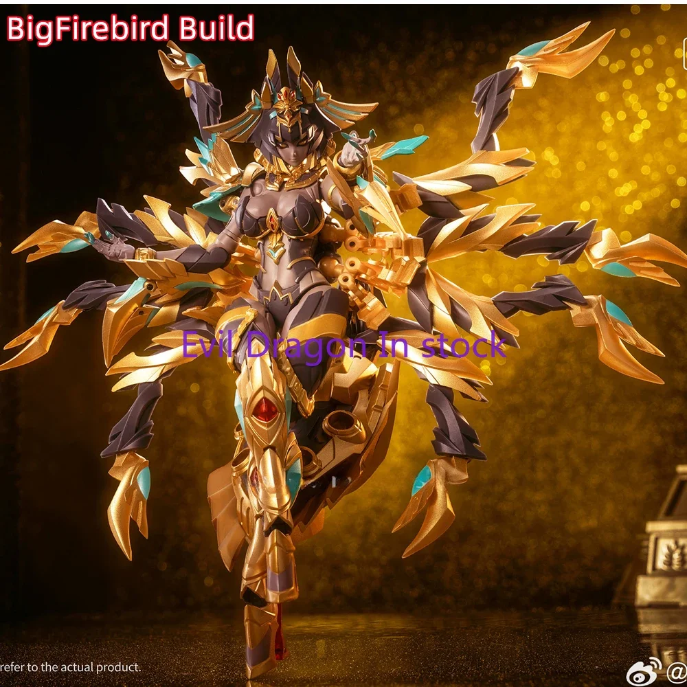 [In Stock] BigFirebird Build Transformation EX-03 EX03 NACHA Mobile Suit Girl Alloy Model Figure with Box