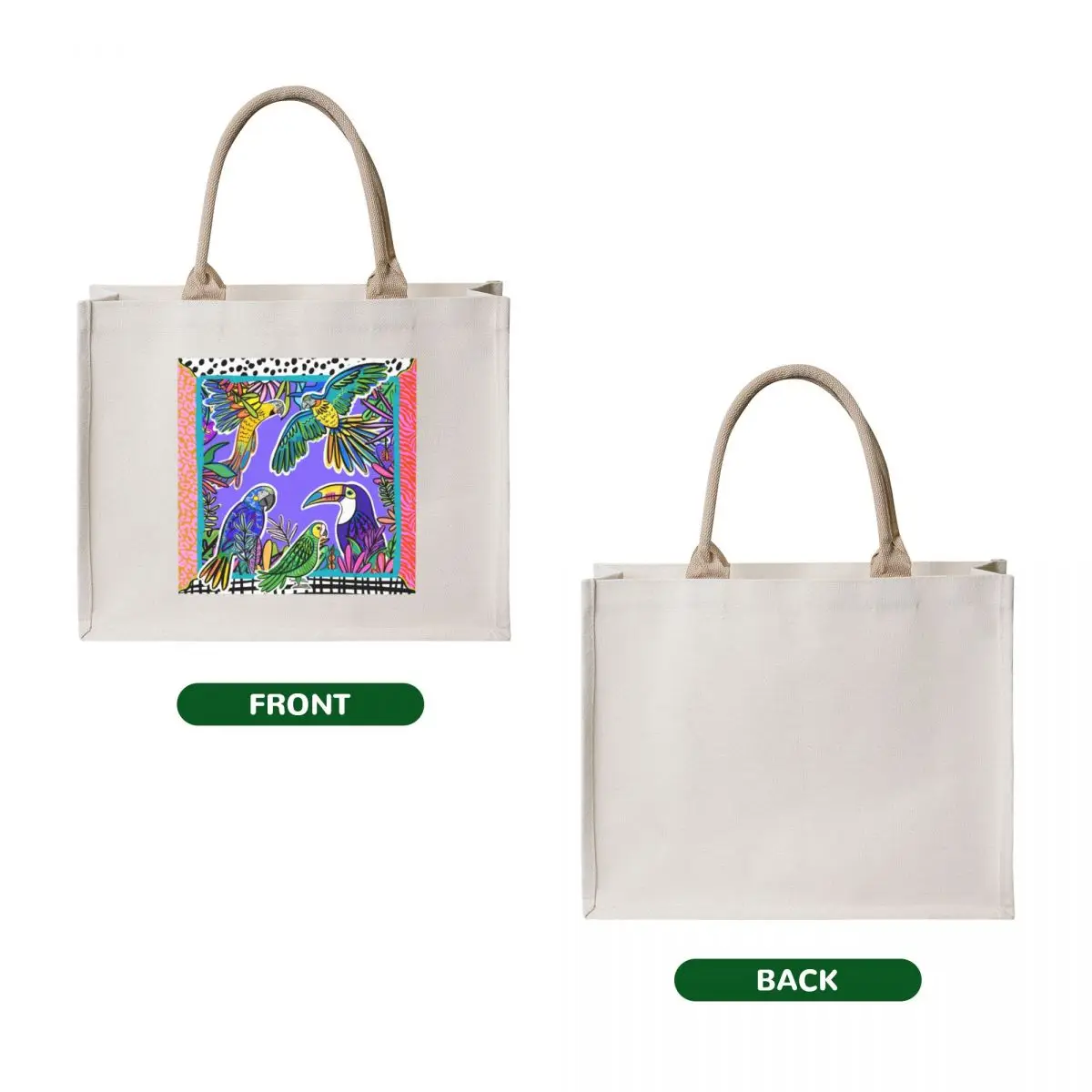 WILD BIRDS Tote Bag Candy bags large size bags Shopper bag