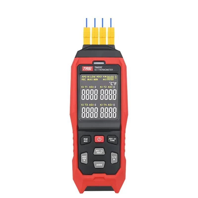 

For Sea Shipping, CustomizedTASI TA612C K/J Thermometer Data Upload Four-channel Temperature Meter Professional Digital Thermoco