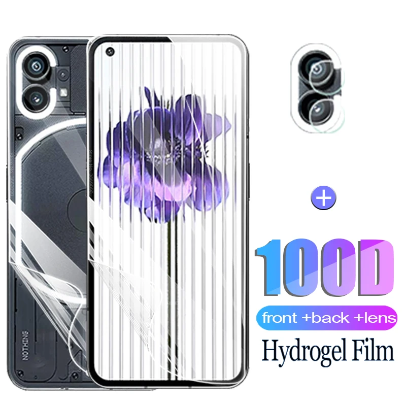 Front Back Hydrogel Film For Nothing phone 1 Screen Protector Film No thing phone one phone1 (1) Camera Lens Protection Glass