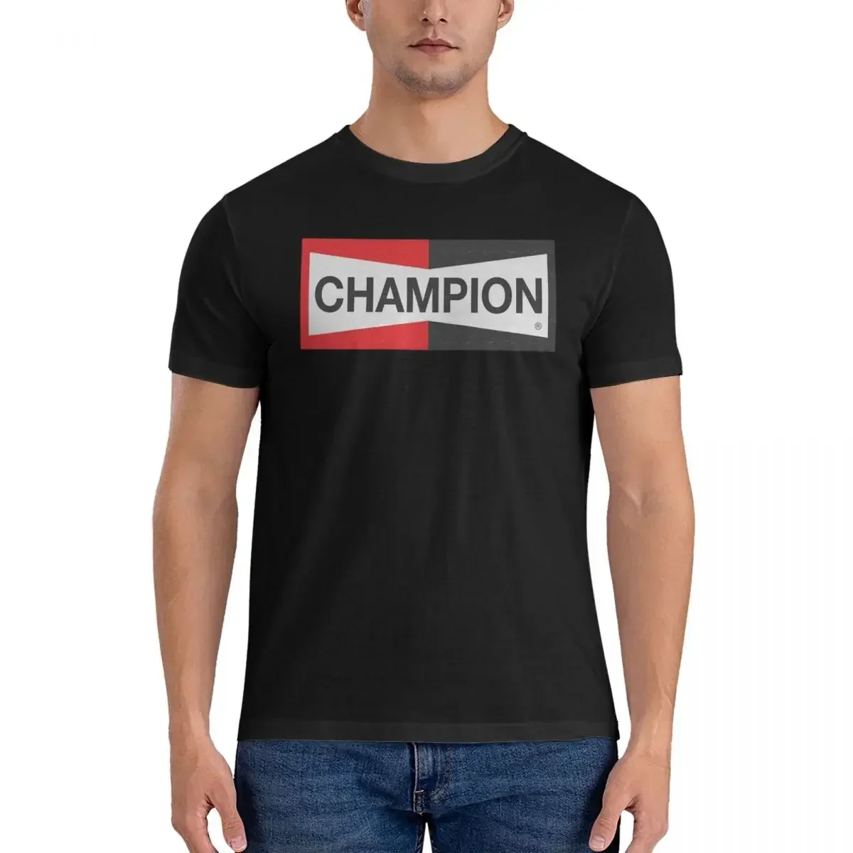 Brad Pitt Cliff Booth Vintage Champion 100% Cotton T-shirt Men Funny T Shirts Men Round Neck Short Sleeve S-6XL