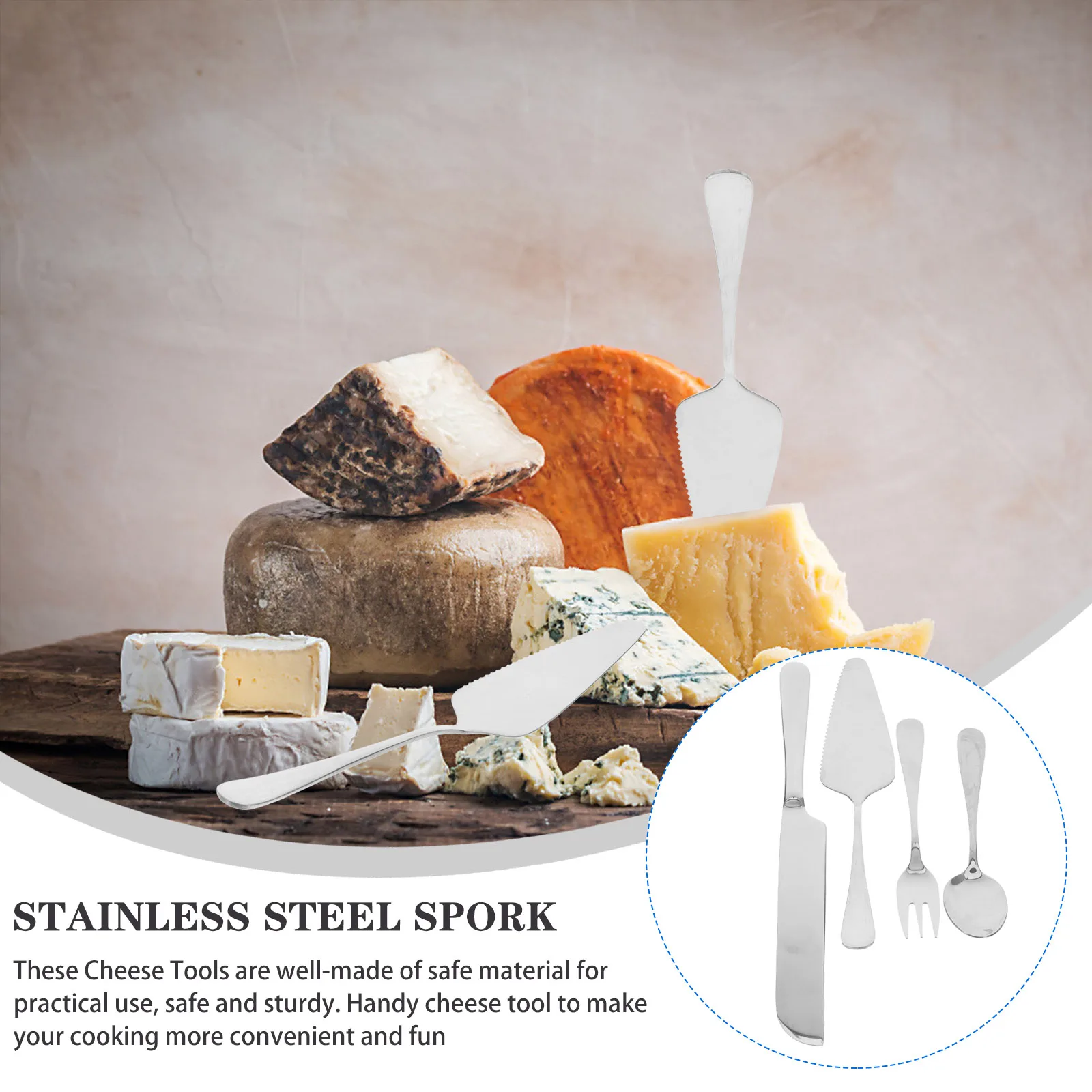 

Baking Tool Set Stainless Steel Cake Spatula Pastry Servers Easy Clean Kitchen Utensils Dessert Tools banquet